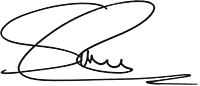 Simon Lane CEO Company Signature